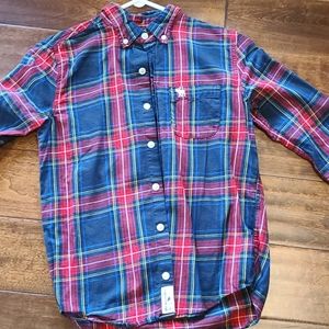 Abercrombie boys button-down long sleeve shirt